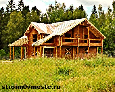 деревянный рубленый дом