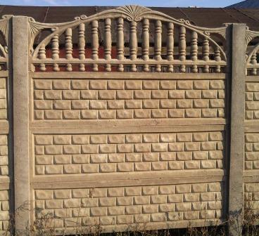 декоративный бетонный забор